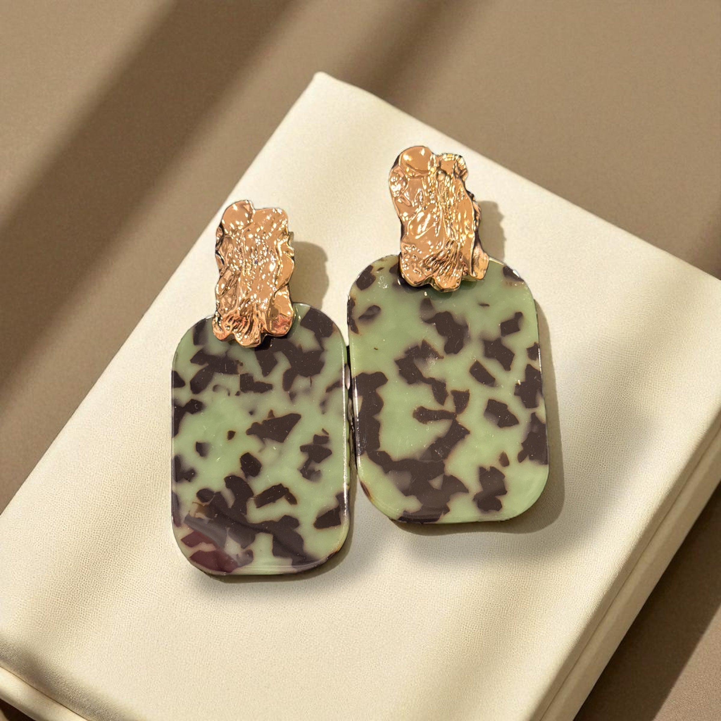 Tortoiseshell Statement Earrings