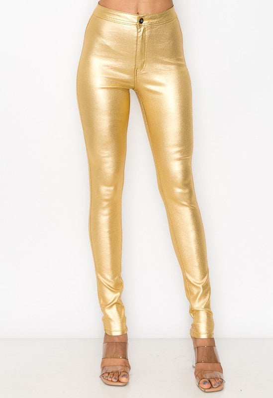 The Snatched Pants Metallic