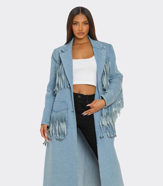 The Fringed Trench Coat