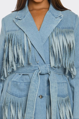 The Fringed Trench Coat