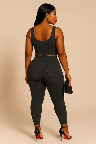 The Luxe Ribbed Set