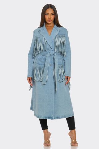 The Fringed Trench Coat