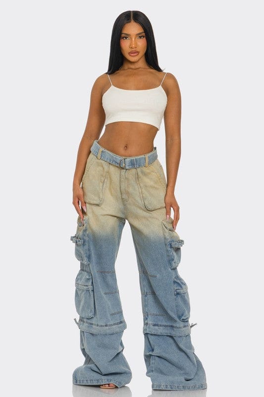 Ombre Reloaded Heavy Cargo Jeans