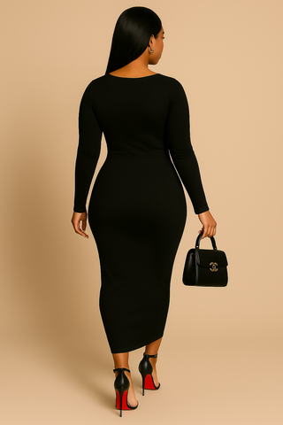 The Ribbed Dress