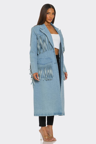 The Fringed Trench Coat