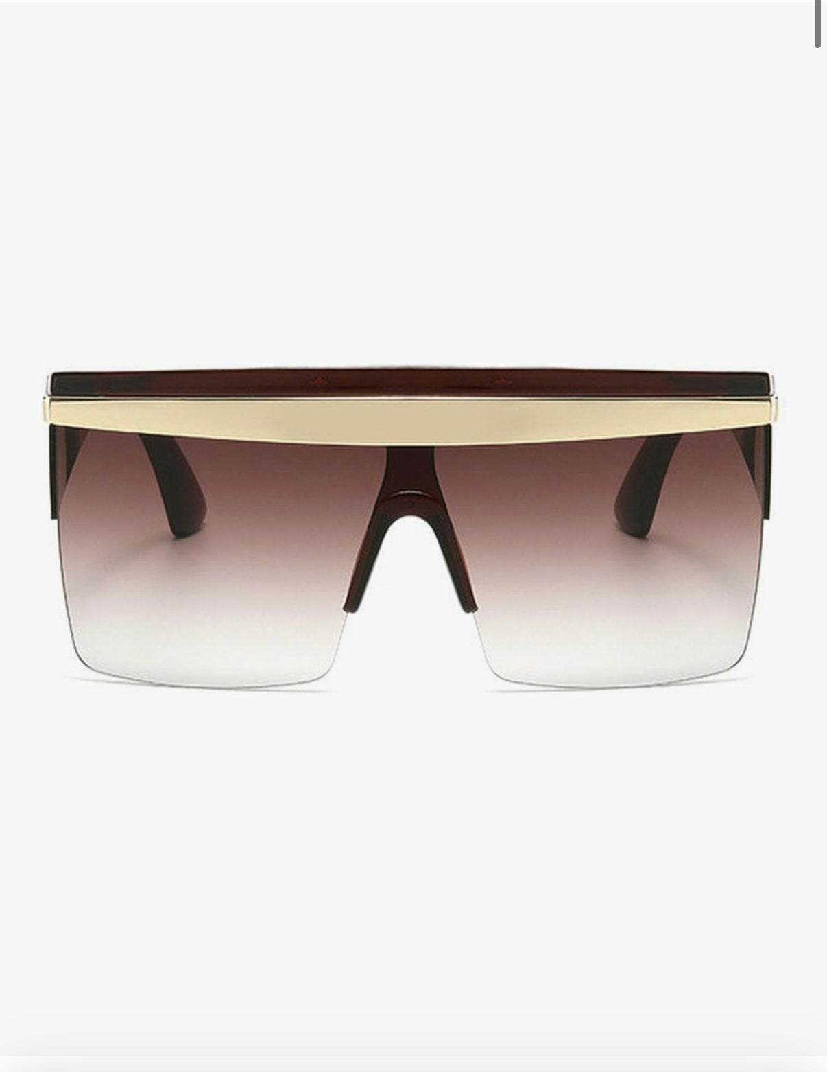 Luxury Oversized Shield Sunglasses