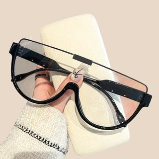 Asia Glasses black clear shield frame