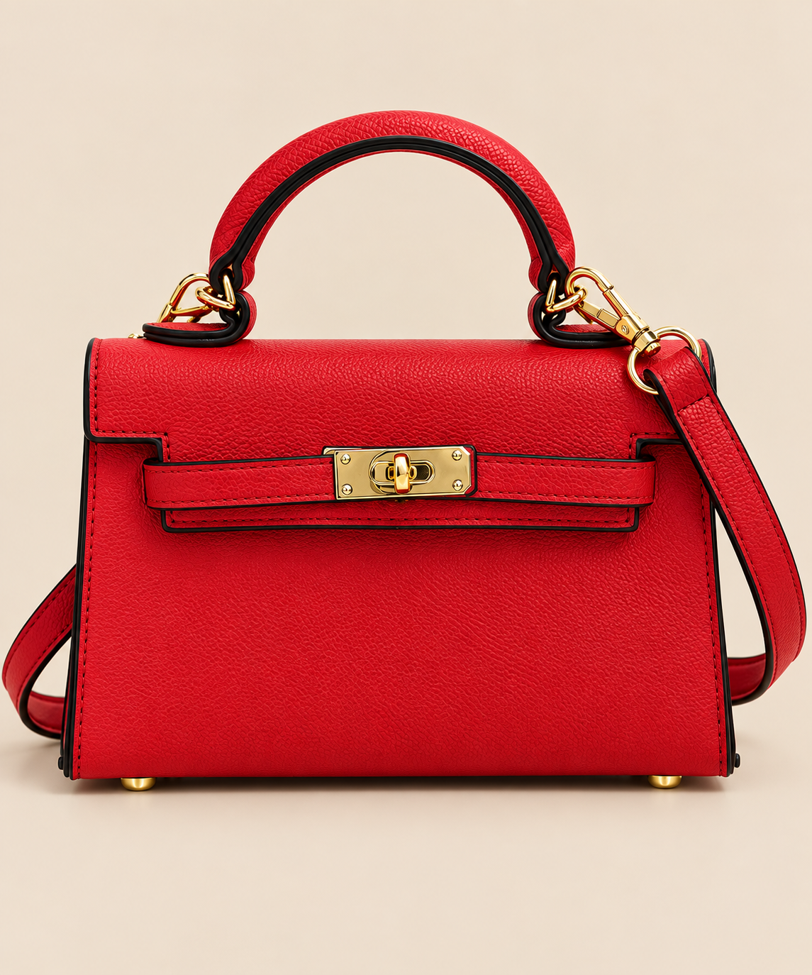 Birky red handbag