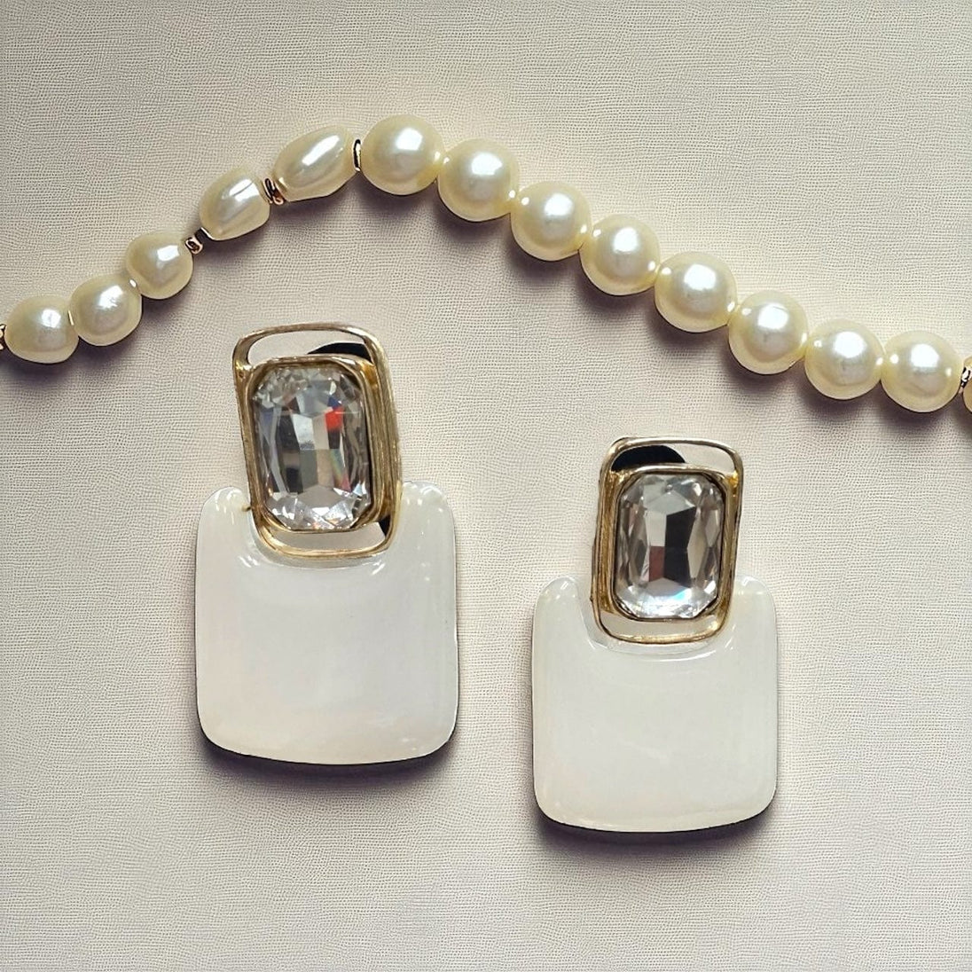 Gemstone Glow Statement Earrings – Buy Now at Uneak Boutique