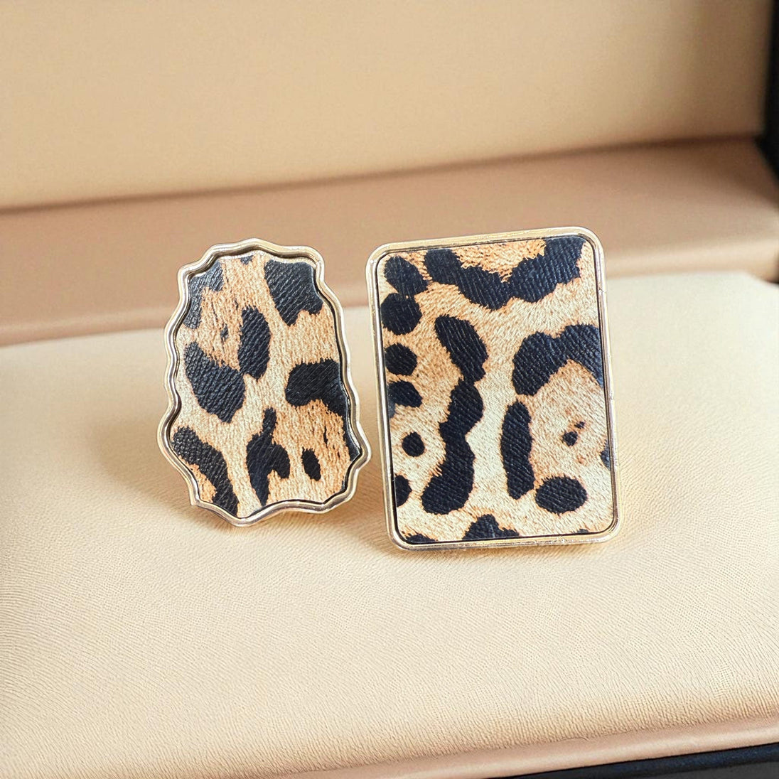 Leopard Print Statement Earrings – Buy Now at Uneak Boutique
