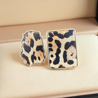 Leopard Print Statement Earrings – Buy Now at Uneak Boutique