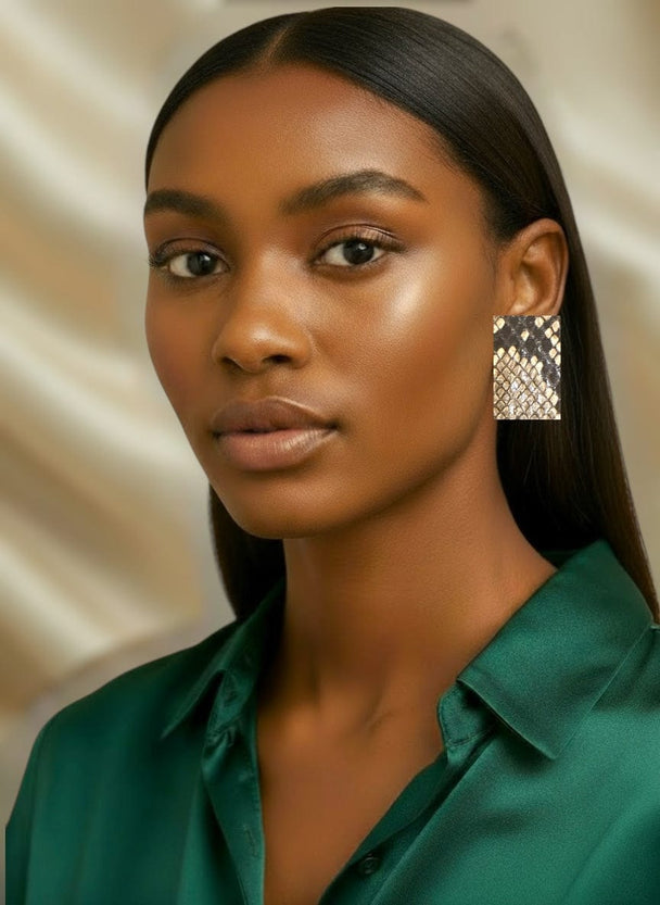 Leopard Print Statement Earrings – Buy Now at Uneak Boutique