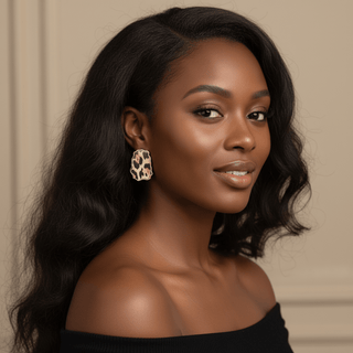 Leopard Print Statement Earrings – Buy Now at Uneak Boutique