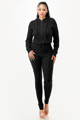 The Cable Hoodie Set – Buy Now at Uneak Boutique