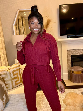 The Cable Hoodie Set – Buy Now at Uneak Boutique