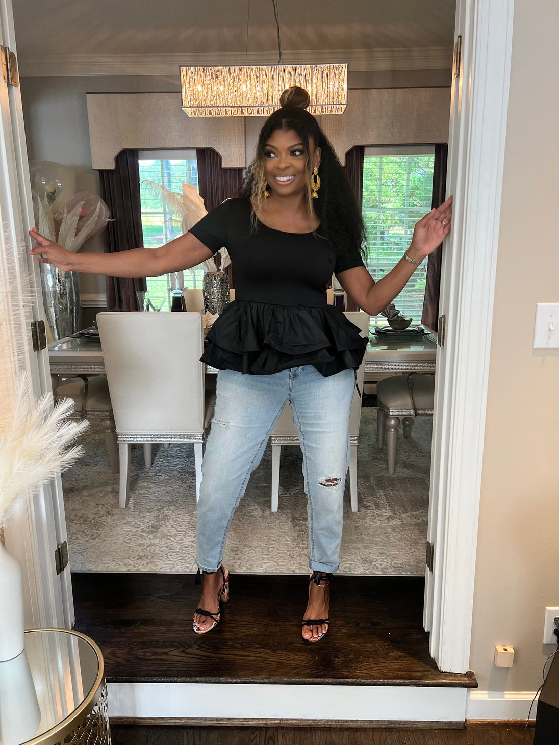 The Dainty Top (Black) – Buy Now at Uneak Boutique