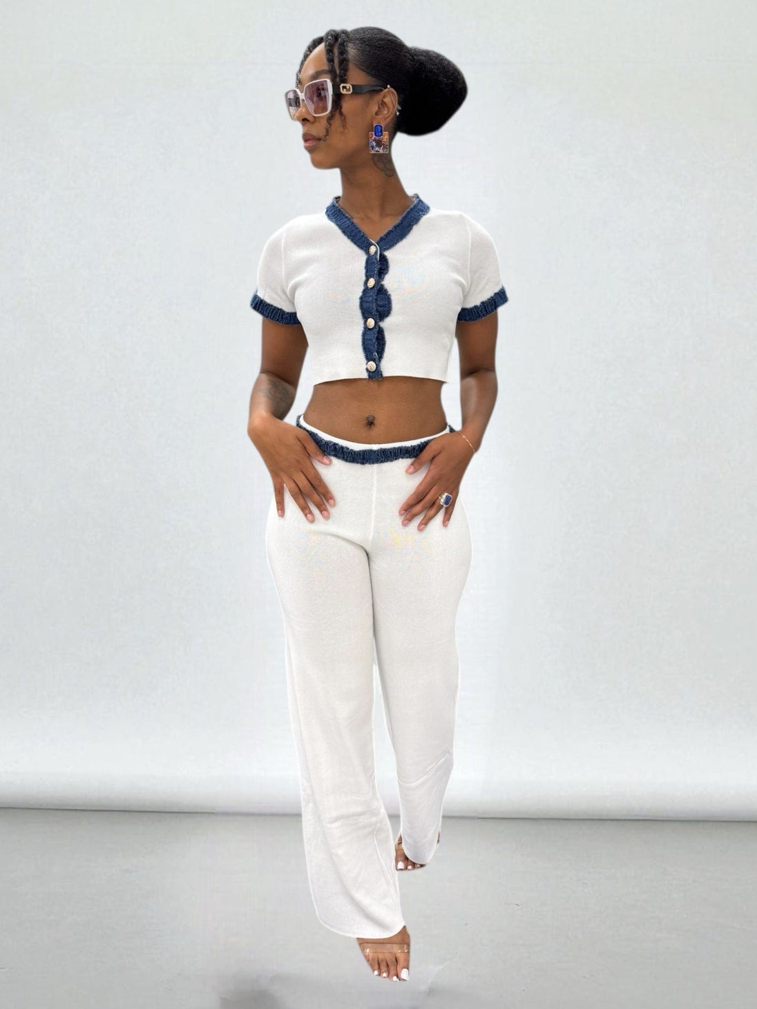 The Denim Trim Set – Buy Now at Uneak Boutique