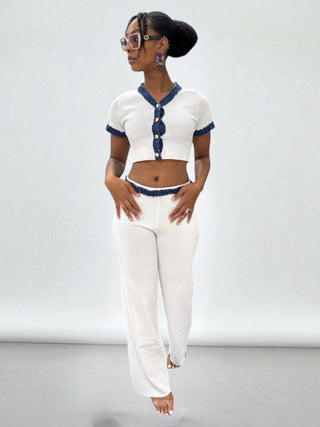The Denim Trim Set – Buy Now at Uneak Boutique