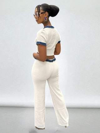 The Denim Trim Set – Buy Now at Uneak Boutique