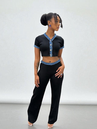 The Denim Trim Set – Buy Now at Uneak Boutique