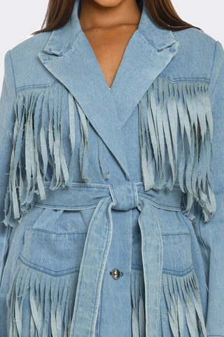 The Fringed Trench Coat – Buy Now at Uneak Boutique