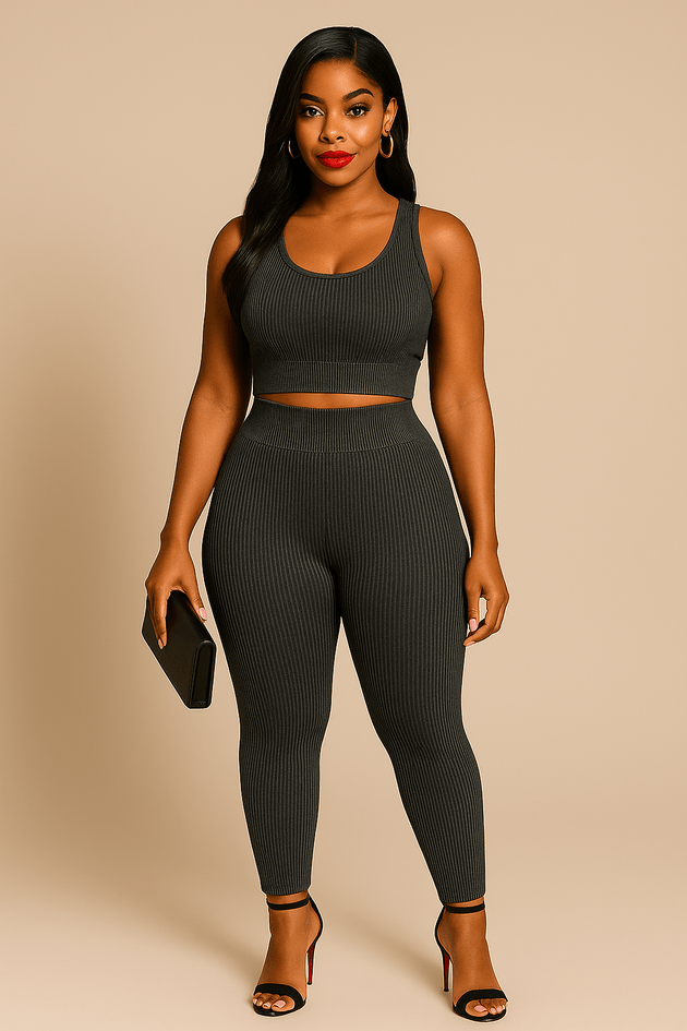 The Luxe Ribbed Set – Buy Now at Uneak Boutique